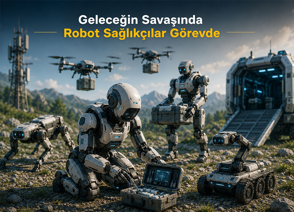 Geleceğin savaşında robot sağlıkçılar görevde