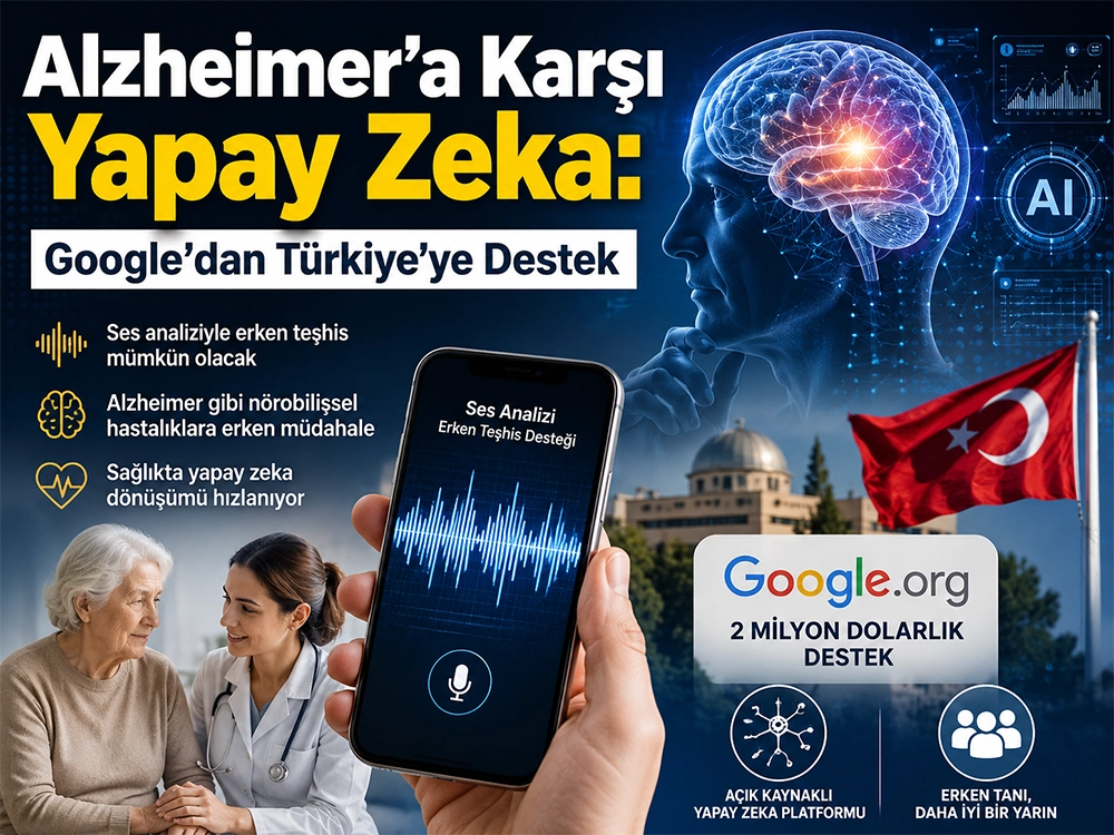 Alzheimer’a karşı yapay zeka: Google’dan Türkiye’ye destek