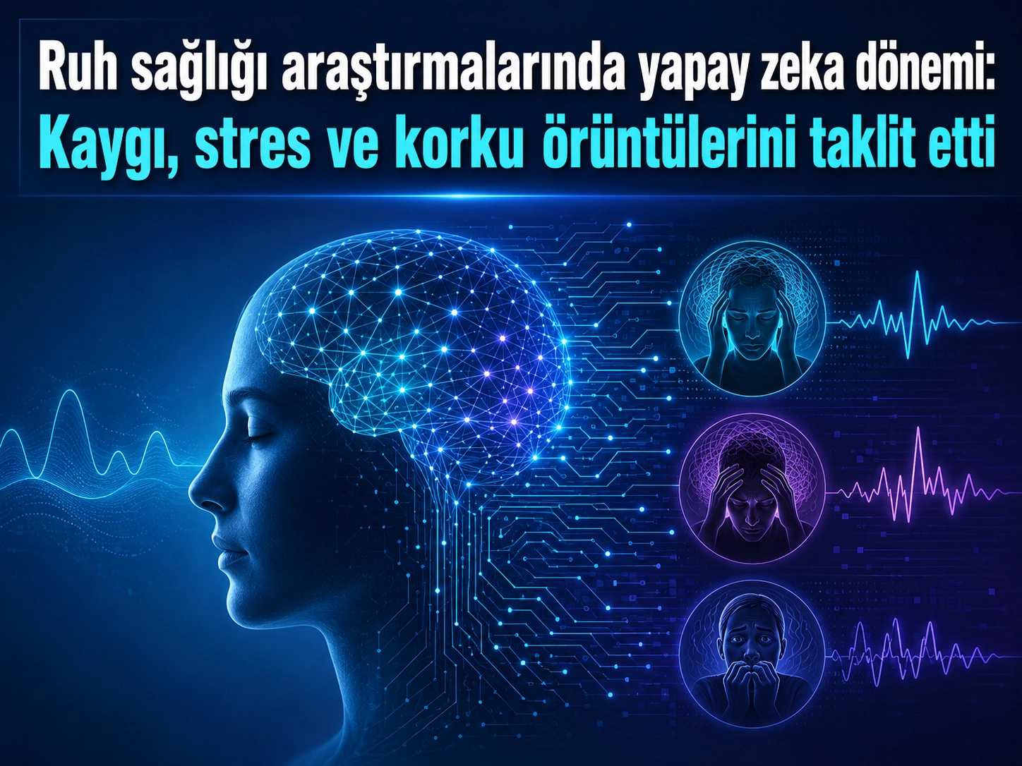 Yapay zeka kaygı, stres ve korku örüntülerini taklit etti