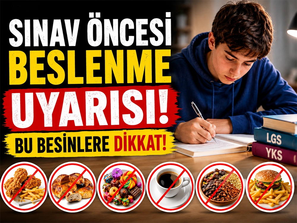Sınav öncesi beslenme uyarısı: Bu besinlere dikkat