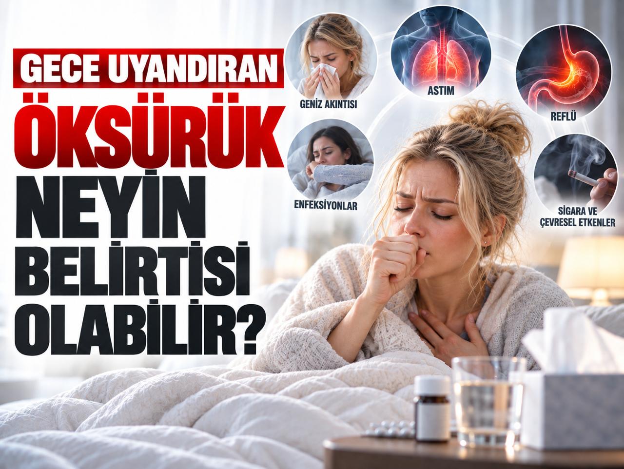 Gece uyandıran öksürük neyin belirtisi olabilir?