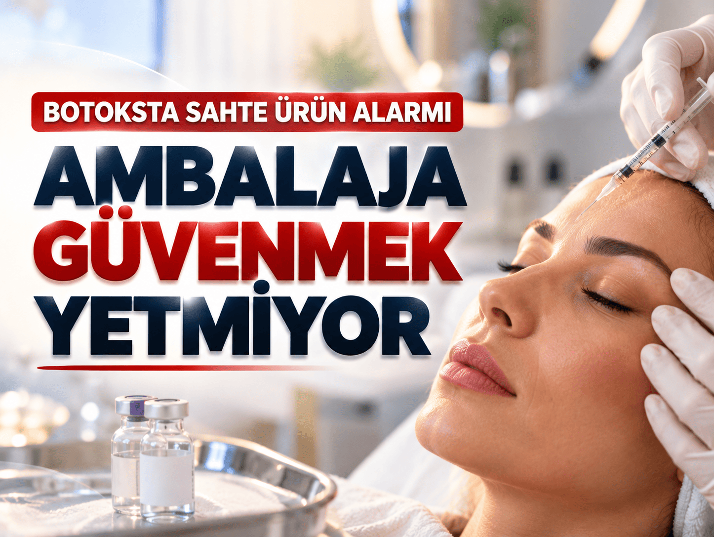 Botoksta sahte ürün alarmı: Ambalaja güvenmek yetmiyor