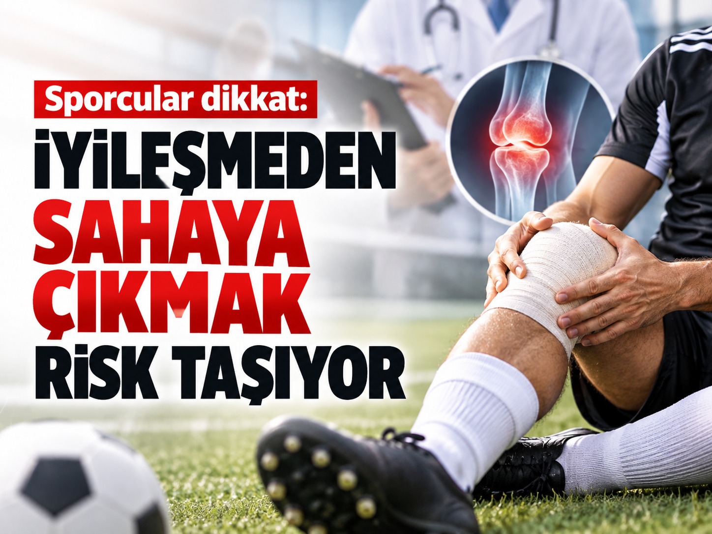 Sporcular dikkat: İyileşmeden sahaya çıkmak risk taşıyor