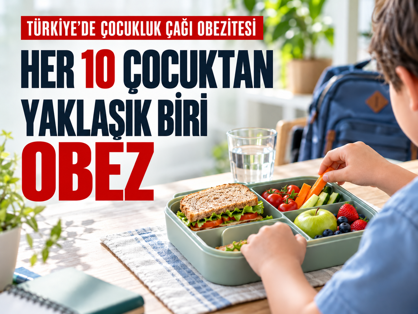 Türkiye'de her 10 çocuktan yaklaşık biri obez!