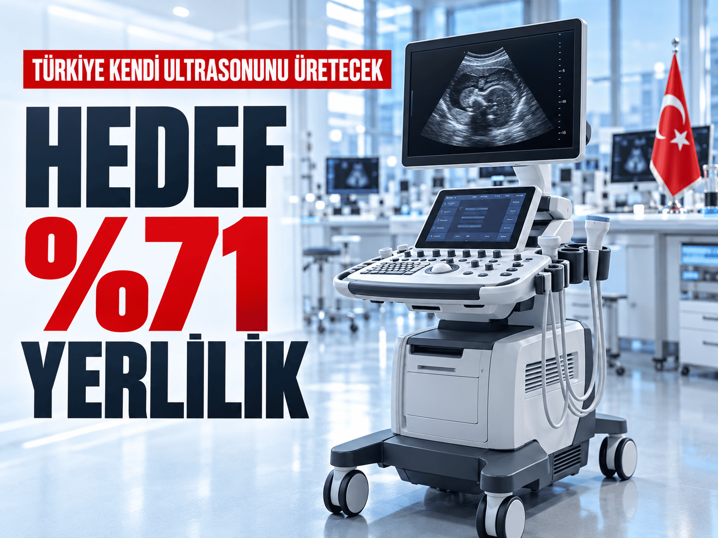 Türkiye kendi ultrason cihazını üretecek! Yüzde 71 yerlilik hedefi