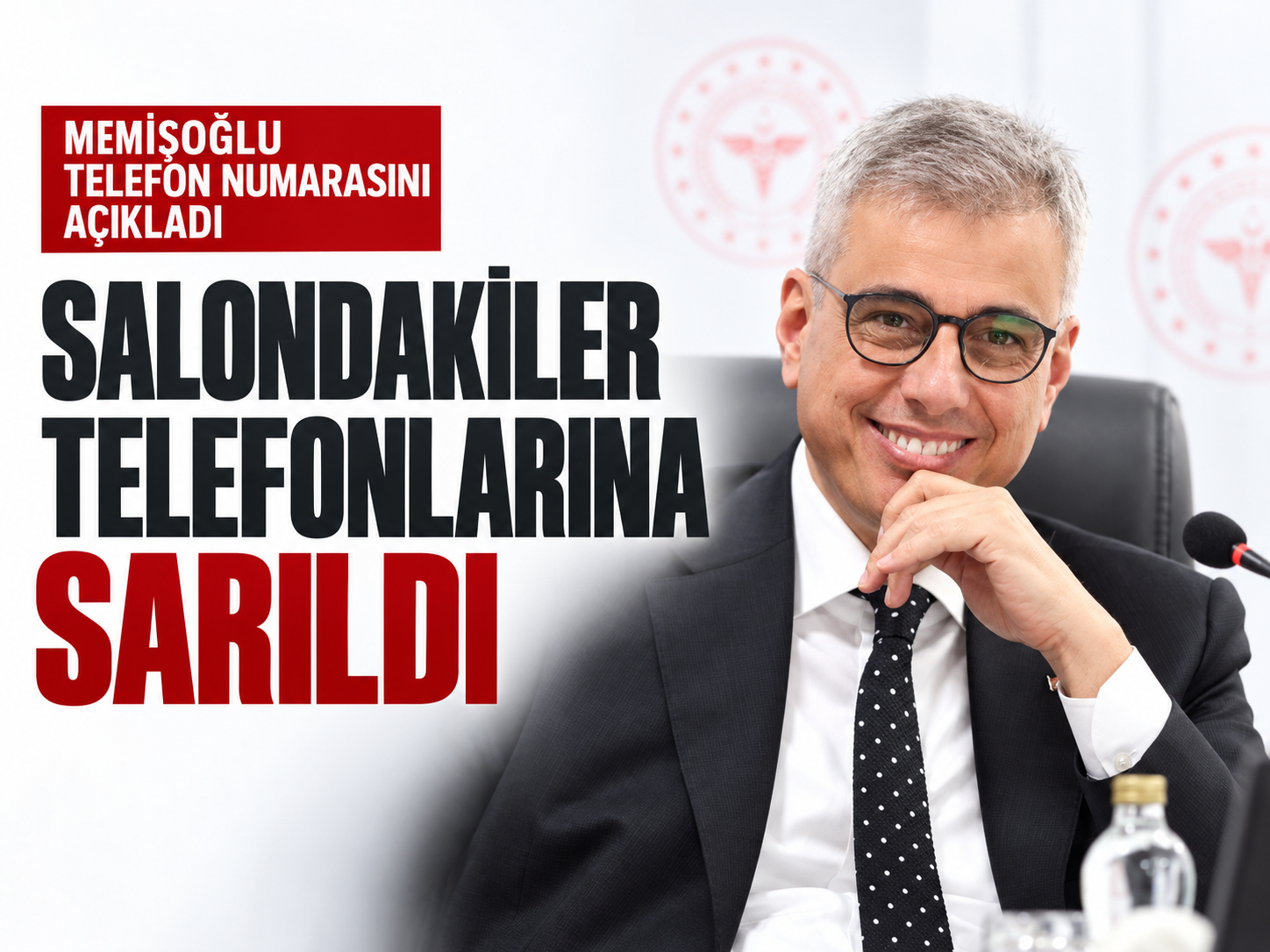 Memişoğlu telefon numarasını açıkladı, salondakiler telefonlarına sarıldı